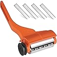 HOTYELL Log Peeler Debarker - Upgraded Chainsaw Attachment for Husqvarna and STIHL, Integrated Aluminum Alloy Wood Debarking Tool with 6 Lengthened Blades for Timber Processing