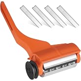 HOTYELL Log Peeler Debarker, Chainsaw Attachment for Wood Bark Removal | Fits Husqvarna &amp; STIHL, Die-Cast Aluminum, 6 Longer Blades &amp; 2 V-Belts, No-Drill Install, Timber Bark Removal, Planer/Notcher