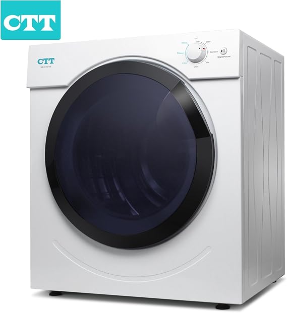 CTT Intelligent Compact Portable Tumble Clothes Dryer, Electric Tumble