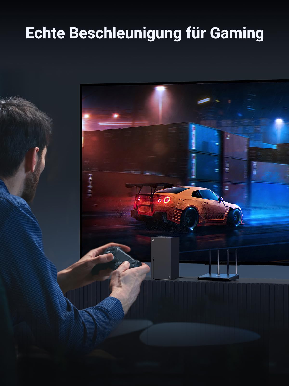 UGREEN CAT 8 LAN Kabel 40000Mbit/s Netzwerkkabel Ethernet Kabel (2M) 5