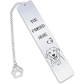 Funny Dog Bookmarks for Book Lovers Dog Lovers, Golden Retriever Gifts Book Marks for Reading Women Men, Cute Birthday Christmas Stocking Stuffers Gifts for Friends Bookish Reader