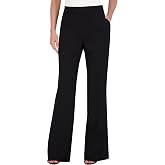 BCBGMAXAZRIA Women's Flare Leg Pant with Zipper