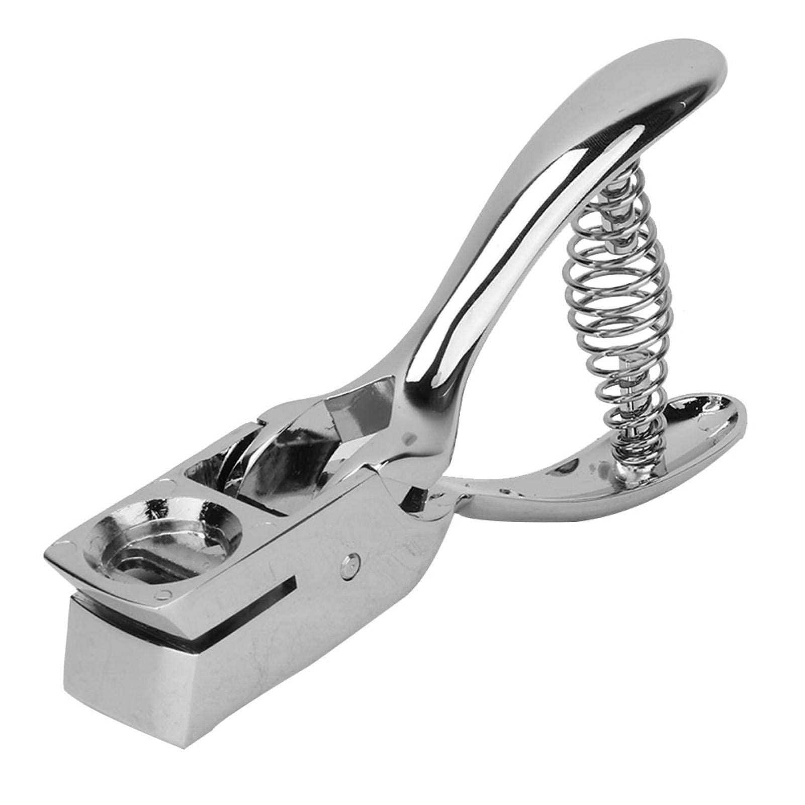 Hole Slot Puncher, Prevent Rust Paper Puncher, Single Hole Punch Spring Design for ID Cards Papers