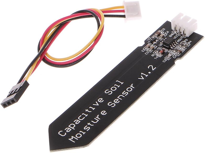 tegongse Analog Capacitive Soil Moisture Sensor V1.2 Corrosion Resistant