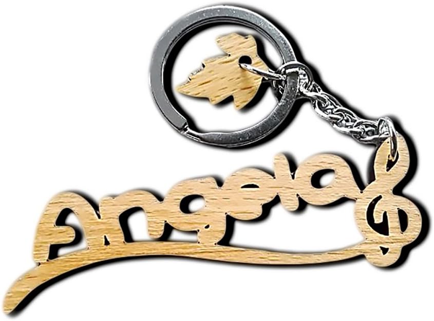 Personalized Key Chain,Name Wooden keychain,Custom Keychain with letters(1-8 letters)