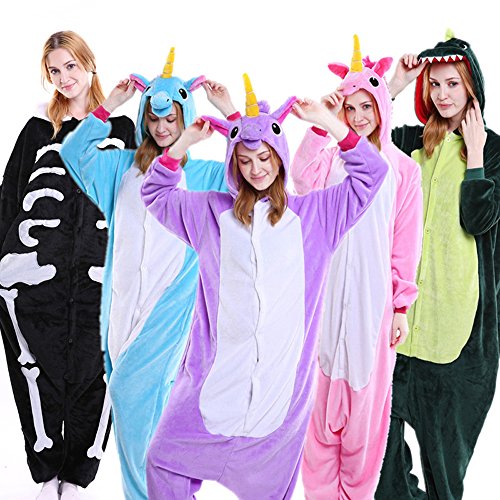 Unisex Costume Animal Cosplay Onesie Adult Pajamas Anime Cartoon Sleepwear