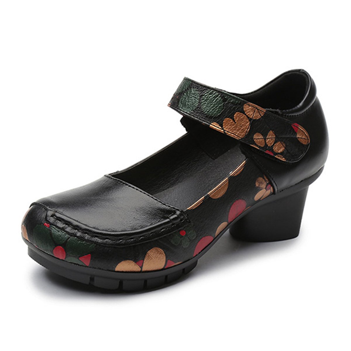 mary janes summer low heel vintage women shoes