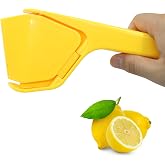 Zorfeter Effortless Lime Juicer, Manual Hand Juicer, Yellow | Easy-Squeeze, Fold Flat, Portable, For Lemons/Limes/Citrus