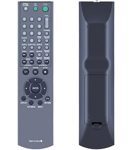 Telecomando Sostitutivo Per Sony DVP-NS330 - Ricambio Diretto, Tutte Le Funzioni, Nessuna Programmazione