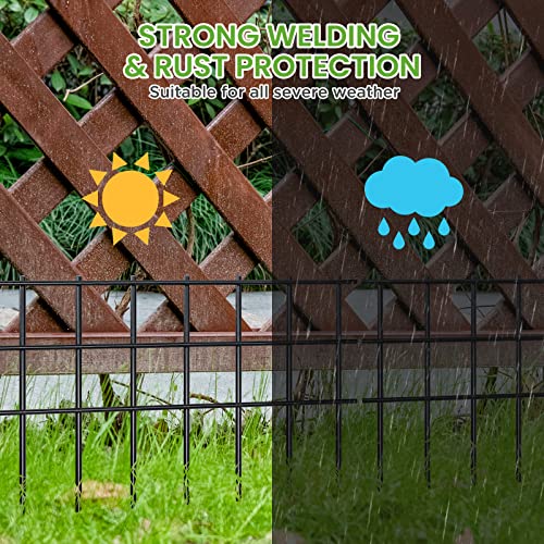 10 Pack 30x15inch NoDig Animal Barrier Fence, SOCBAZZAR Underground