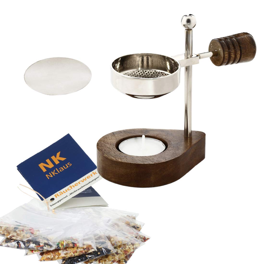 NKlaus Starter Set Incense Burner Set Adjustable 13tlg Church Incense 40625