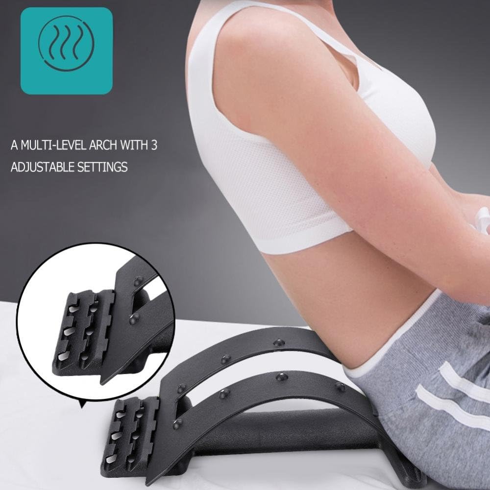 Magnet Spine Massager, Multi-Level Upper and Lower Back Supporter Lumbar Stretcher Back Spine Massage Waist Pain Relief Relax: Health & Personal Care
