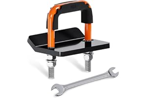EilxMag Hitch Tightener, Heavy Duty Anti-Rattle Hitch Stabilizer for 2" Hitch, Trailer Hitch Stabilizer with Rubber Isolator & Wrench for Hitch Mount, Cargo Carrier, Bike Rack (1 Pack, Orange & Black)
