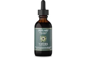 Natura Health Products, Peps-Aid Supplement - Soothes Digestive Discomfort & Neutralizes Excess Stomach Acidity - Featuring Turkey Rhubarb, Cinnamon, German Chamomile, Lemon Balm (2 Fl Oz.)