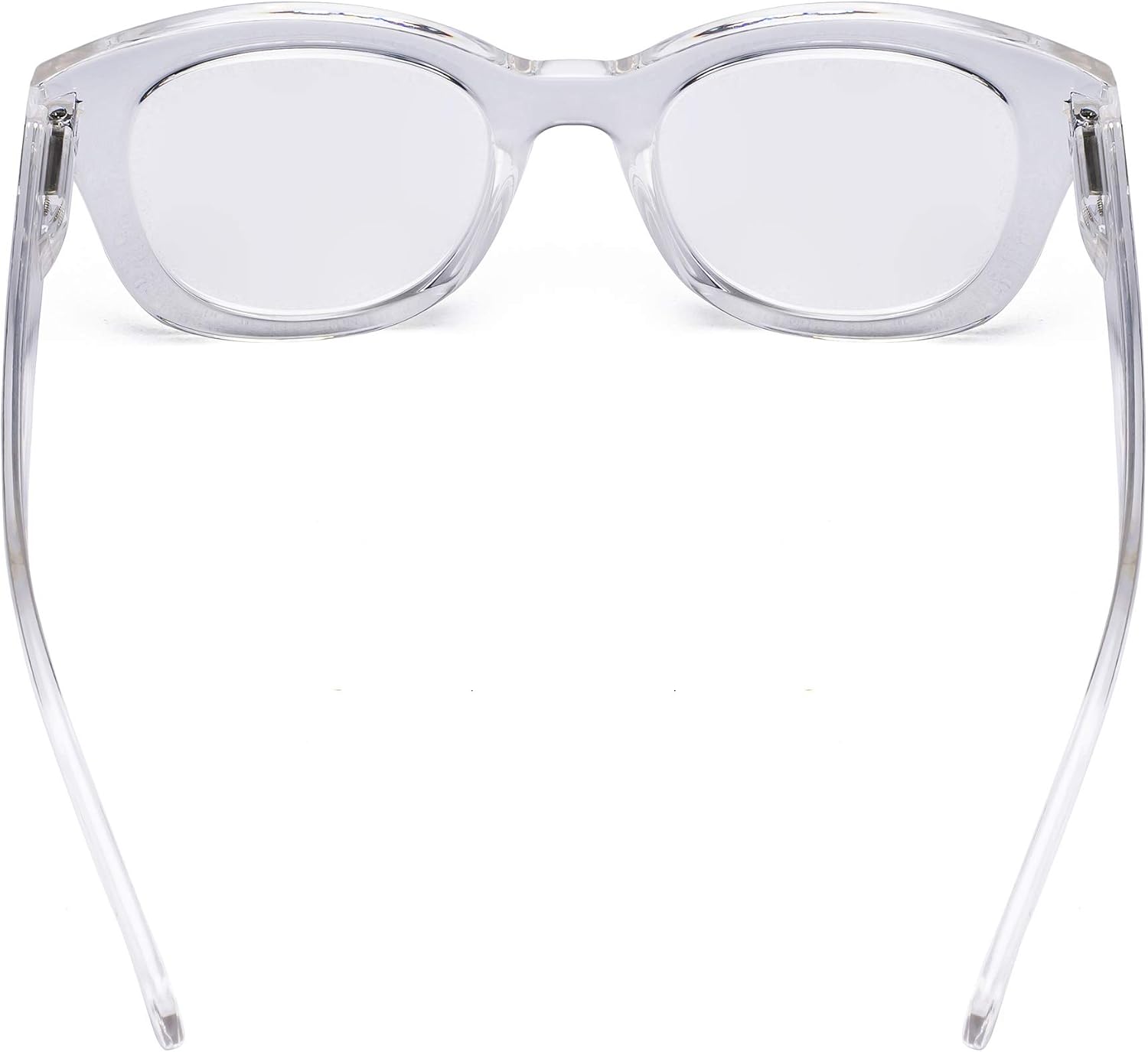 Eyekepper Oversized Reading Glasses - Retro Readers for Women Reading - Transparent Frame +1.00 - Image 5