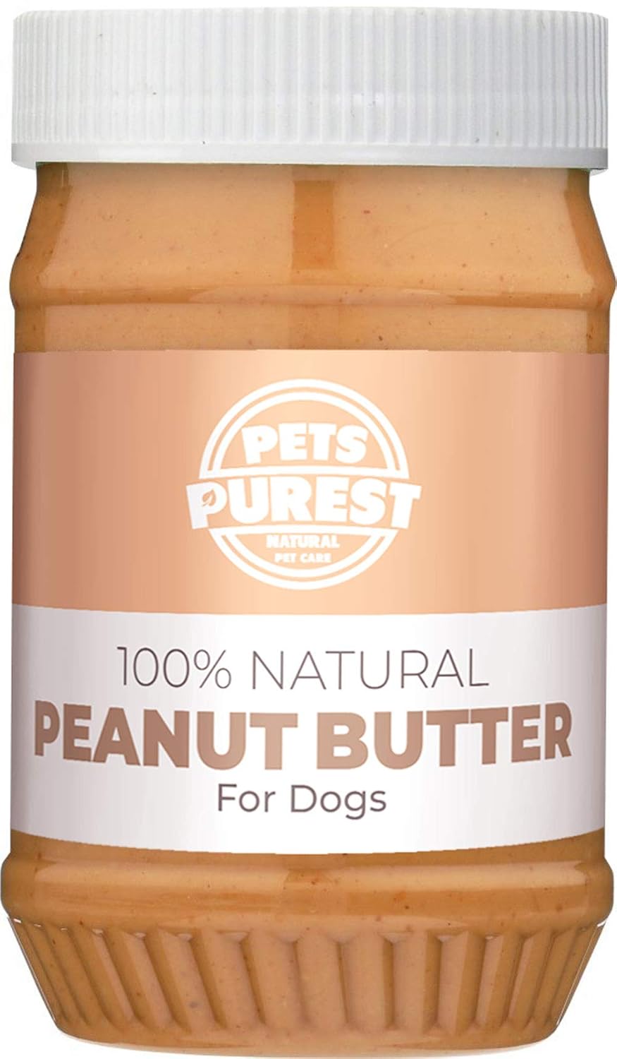 Pets Purest 100 Natural Peanut Butter For Dogs Specially Formulated For Dogs No Added Sugar