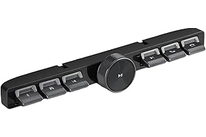 Jaesien Universal Wireless Bluetooth Media Controller for Car Stereo,Multi-Function Remote Control Button Compatible with Car DVD/Radio/Navigation Systems