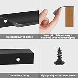 Malimali 5 Pack Black Kitchen Cabinet Handles 300mm Aluminum Pulls view 3