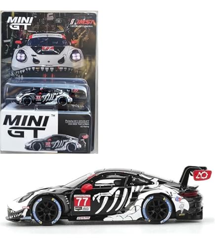 MINI GT 1:64 Porsche 911 GT3 R #77 