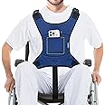 AOSSA Wheelchair Harness, Safety Belt for Elderly Fall Prevention, Wheelchair Seatbelt Restraints for Dementia Patients, Disabled, Wheel Chair Vest, Adjustable Torso Support Straps Prevent Sliding