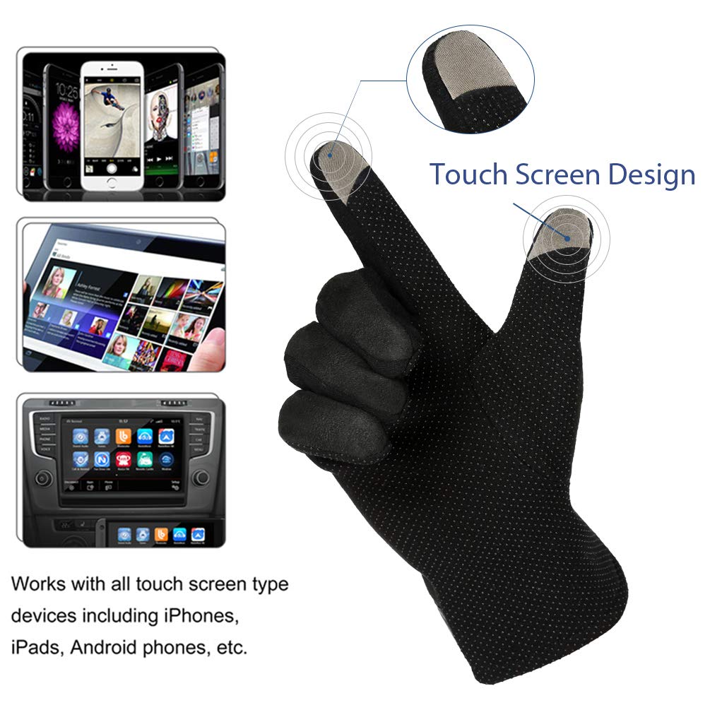 VBIGER Mens Winter Gloves Touch Screen Outdoor Sports Gloves