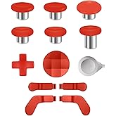 Accessories for Xbox Elite Controller Series 2-13 in 1 Replacement Paddles Thumbsticks Analog Sticks Joystick Parts Repair Kit Component Set with 2 D-Pads, 1 Tool