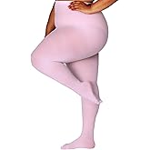 HONENNA Queen Plus Size Tights Semi Opaque Control Top High Waist Stockings Nylons Pantyhose for Women 1X 2X 3X 4X 5X 6X