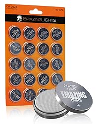 EmazingLights CR2025 Battery 3 Volt Lithium Coin