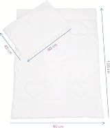 Baby Comfort 4.5 Tog Duvet Pillow Set 120x90 cot bed 12M+ view 4