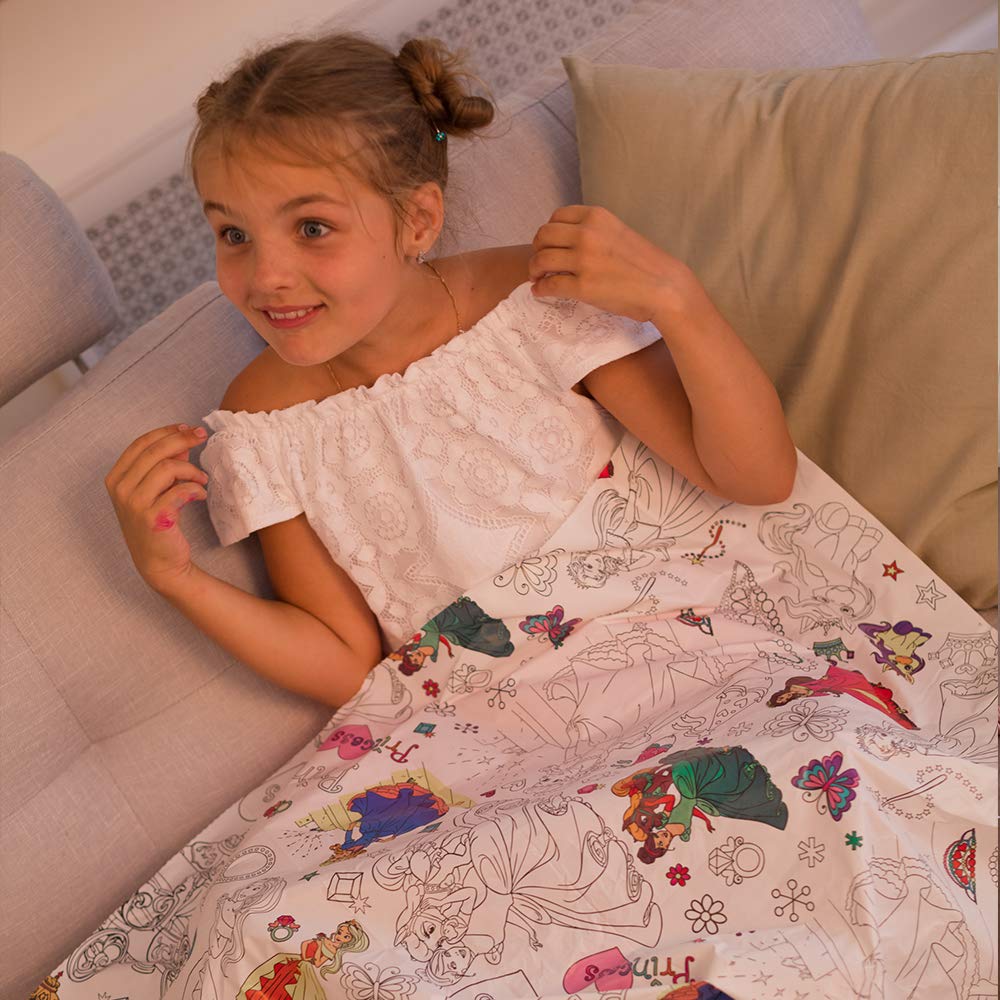 Coloring Tablecloth Princess