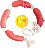 Petface Sausage On A Rope Tug Dog Toy Pack of 1