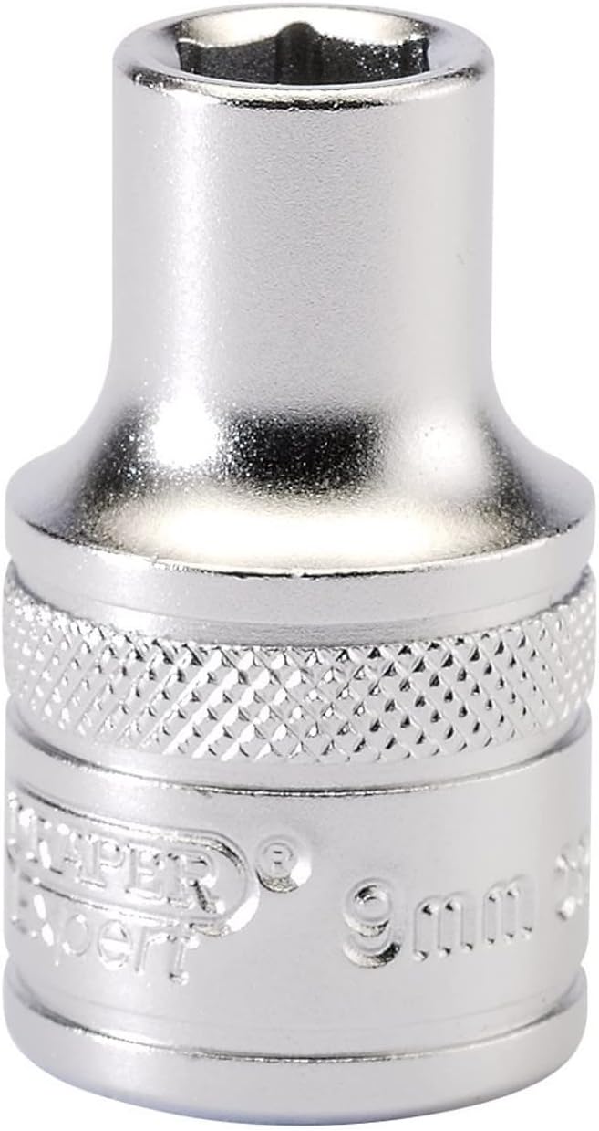 Draper 16597 1/2 In Drive 9mm 6 Point Socket
