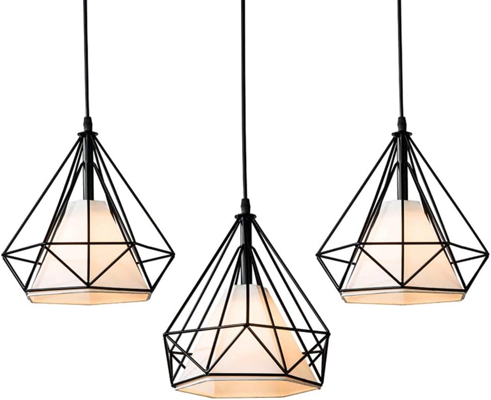 LFF Einfache kreative Schlafzimmerlampe des LED-Pyramidenvogelkäfigs