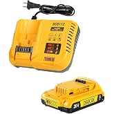 3Ah 20V Max Battery Replacement for Dewalt with DCB112 12/20V Charger