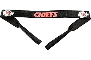 Siskiyou Sports NFL Kansas City Chiefs Neoprene Sunglass Strap, Black (FGC045)