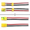 4 Paia (8 Pezzi) AMASS XT90S Spine Antiscintilla Oro 90A Con Cappucci – Mr. Plug - 4