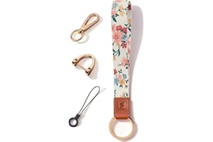 SENLLY Wristlet Lanyard Strap for Keys, Original Pattern Design Wrist Keychain Holder
