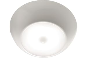 MR BEAMS Beams MB990 300 Lumen LED UltraBright Wireless Battery Powered Motion Sensing Indoor/Outdoor Ceiling Light, 1-Pack, White