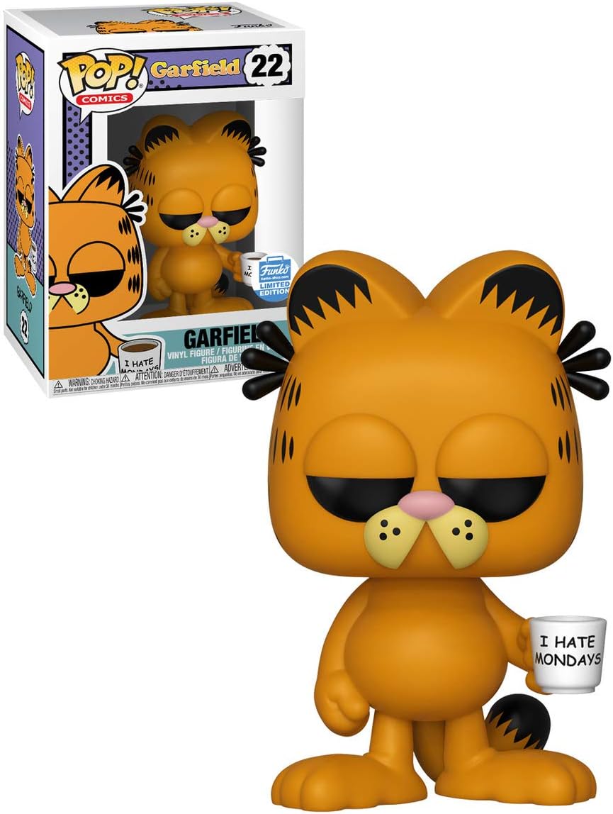 funko garfield with mug