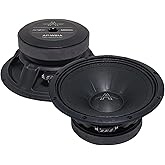 Deaf Bonce 8 Mid-Bass Car Audio Speakers 1000W 4 Ohm Apocalypse AP-W81A Pair