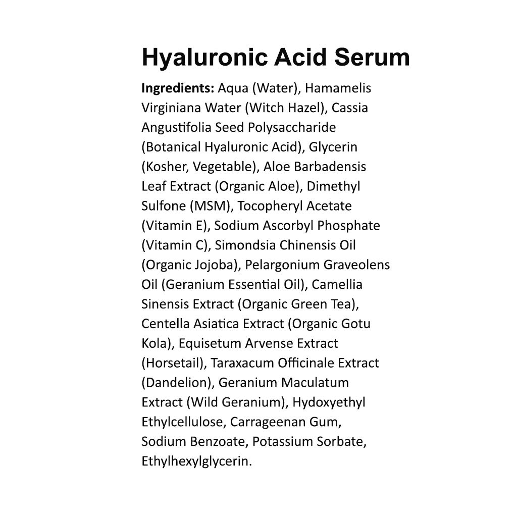 Hyaluronic Acid Serum for Face - DOUBLE SIZE (2oz) Hyaluronic Acid Moisturizer for Skin: Beauty