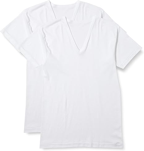Amazon グンゼ インナーシャツ 抗菌防臭 速乾フライス Vネック半袖 2枚組 Rc2415c メンズ インナーシャツ 通販