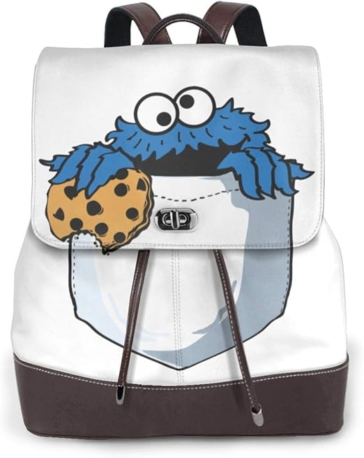 Crumbs in My Pocket Cookie Monster Womens Leather