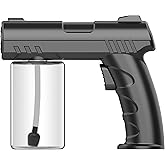 BEBESIRI Nano Sprayer, Handheld Household Nano Atomizer, Blue Light Atomizer, Android Charging, Very Suitable for Watering Plants and Trees (Black)