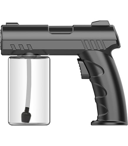 thumbnail interactive-video image 1 of 500ML Rechargeable Disinfectant Mist Spray Gun - Electric Nano Atomizer Fogger With Adjustable Settings 1 of 10