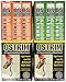 Ostrim Turkey Meat Snack Sticks - Maple Brown Sugar & Applewood - Pack of 20 (10 of each flavor)