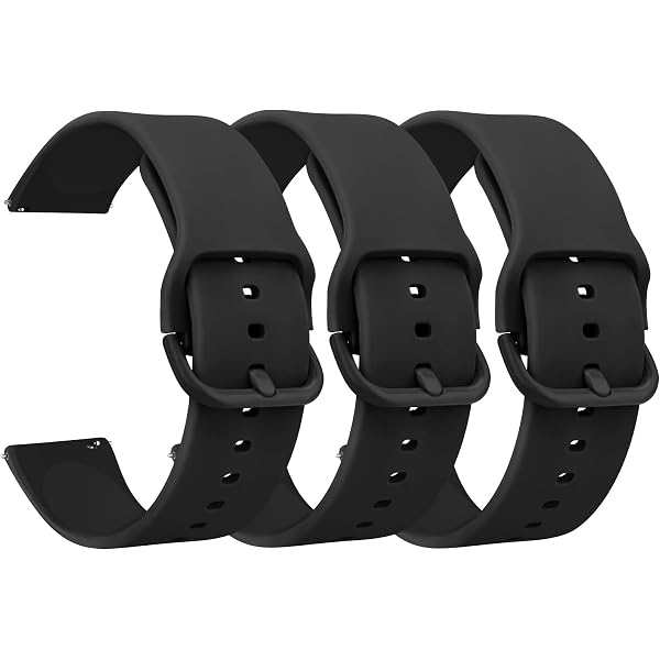 Bracelet Montre Silicone 20mm à Boucle Rapide - Ajustable, Imperméable, Design à Carreaux - Homme Femme