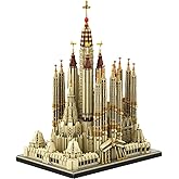 Falagil Sagrada Familia Cathedral Spain Architecture Building Set,Spain Landmarks Castle Church MOC Modular City Building Hou