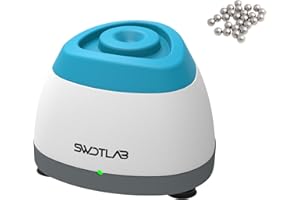 SWDTLAB 3500rpm Mini Vortex Mixer Touch Function Lab Paint Shaker Portable Paint Mixer with Detachable Silicone Cap for Eyelash Sharker Glue Adhesives Gel Polish and Test Tubes Vortex Mixing, Blue