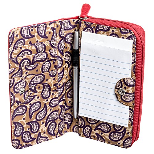 Buxton Womens Coupon and Receipt Organizer Wallet with Compartment